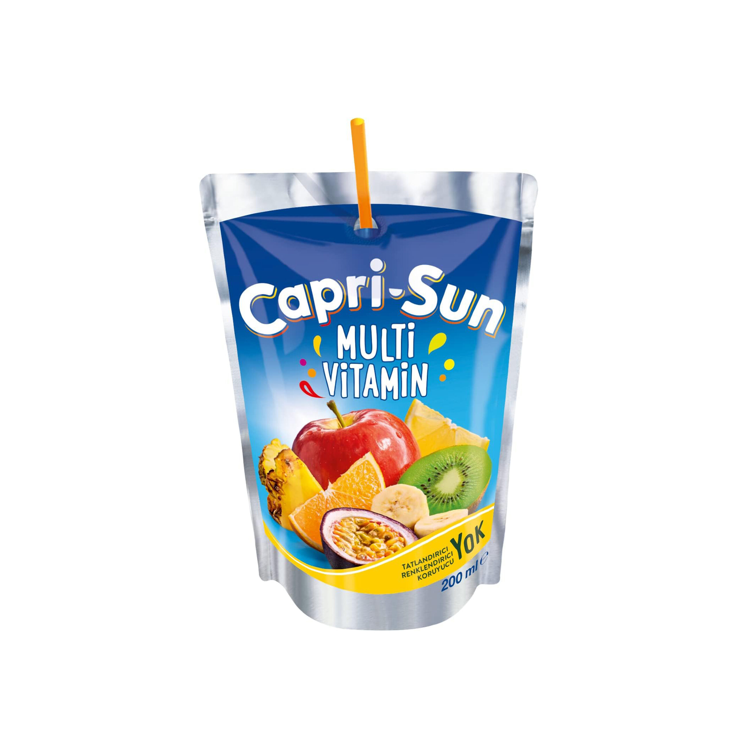 1 CAPRİ SUN 200 ML MEYVE SUYU - MULTİ VİTAMİN - Görsel 1